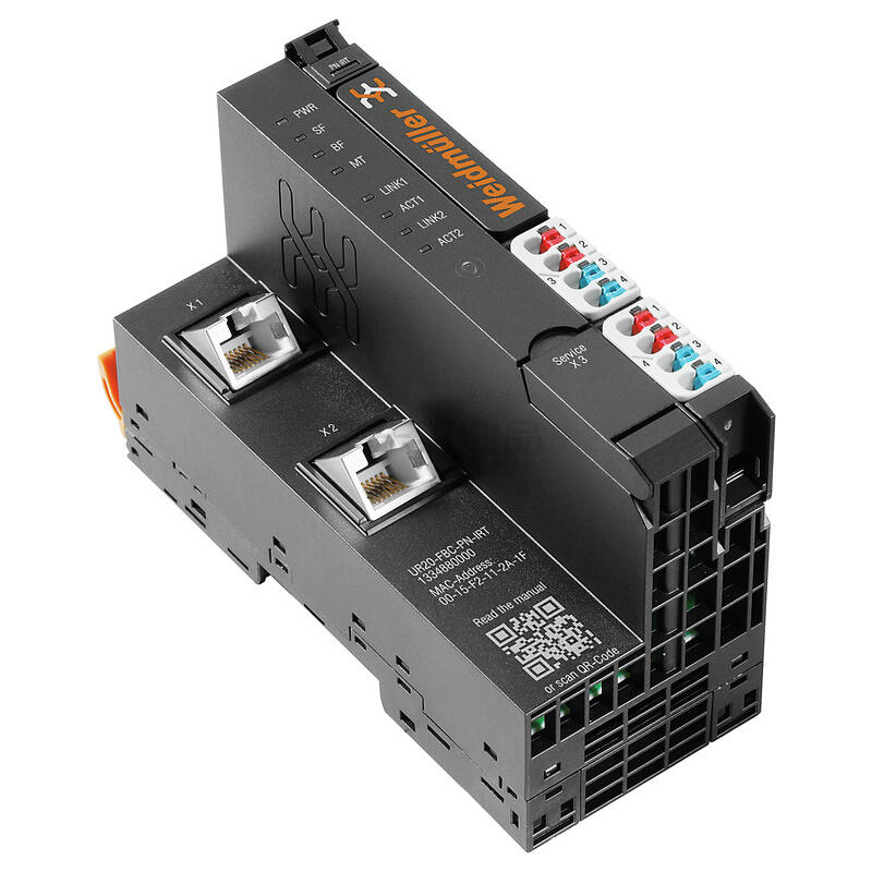 Weidmuller Remote I/O Fieldbus Coupler, IP20, Ethernet, PROFINET IRT; UR20-FBC-PN-IRT-V2