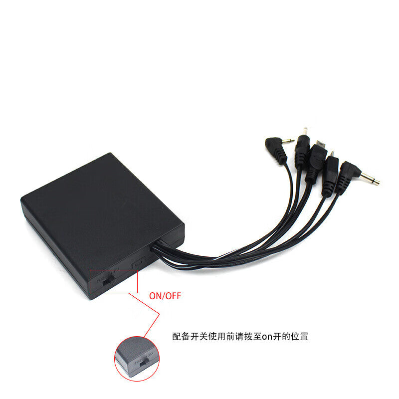 Basic Safe External Battery Box Emergency Power Supply Universal Safe Combination Cabinet 6V Multi-Head Home External Charger