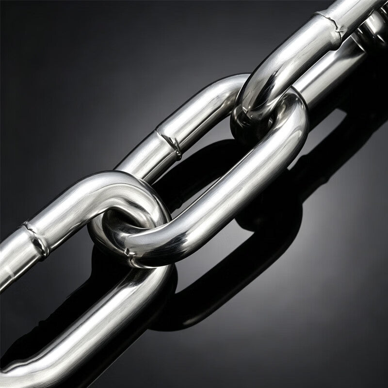 Chuke chain lock, anti-theft chain lock, anti-cutting iron chain lock, bicycle lock, electric bicycle chain padlock, thickened 0.5m.
