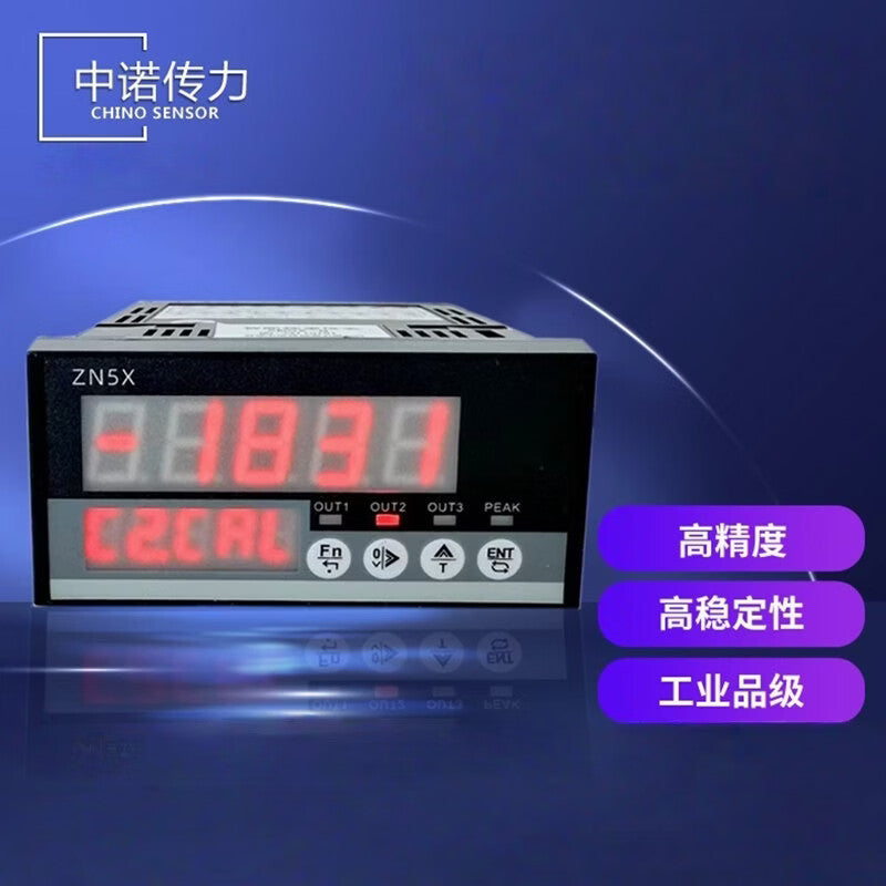 Zhongnuo Transmission Weighing Indicator Controller, Pressure, Tension, and Torque Weighing Sensor ZN6Z-Q, 6-bit 485 + Analog Dual Signal Output