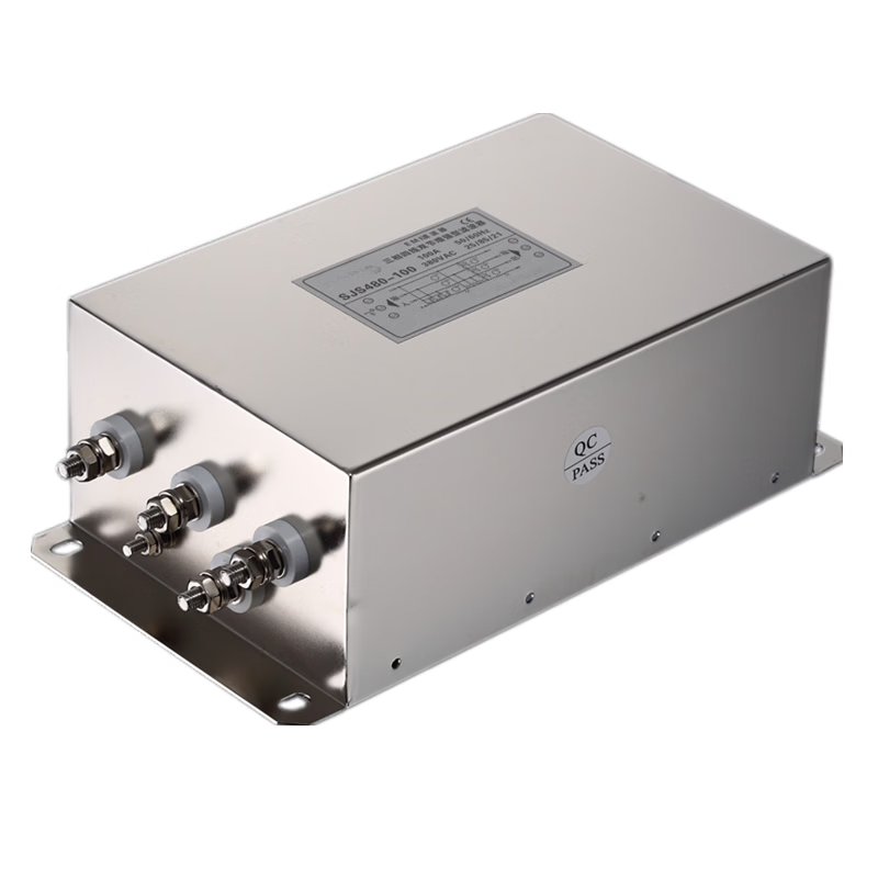 Angming three-phase AC power supply anti-interference filter 380V single section bolt (SJS280-150A)