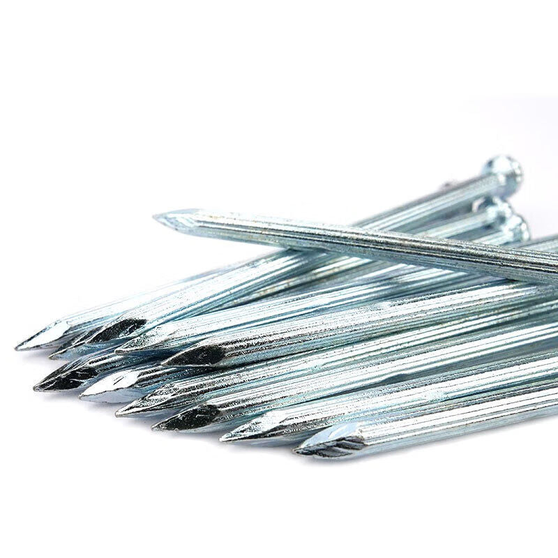 Mandelai cement nails, galvanized, rust-proof, straight-grained, hard, high-hardness cement nails, stainless steel nails, high-strength construction site nails, brick wall nails, concrete nails, galvanized cement nails, 100mm-1KG