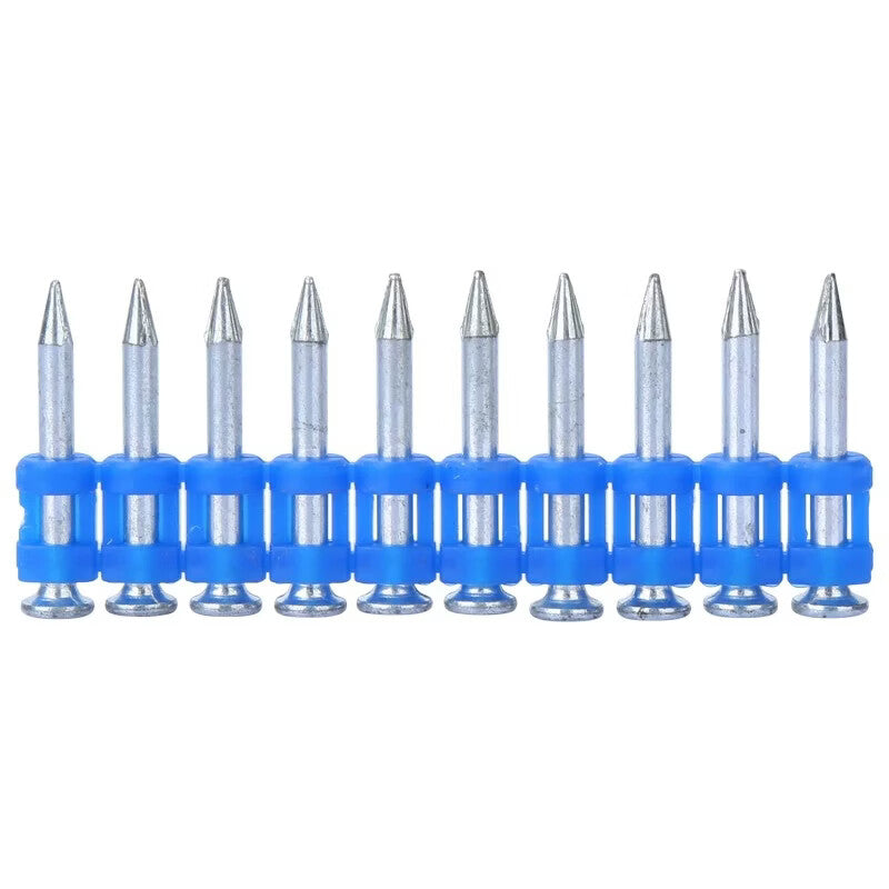 Mandelai high-strength gas nails, continuous firing nails, special for water and electricity door and window installation, high-hardness cement concrete thickened continuous firing gas nails, 22mm (1000 pieces).
