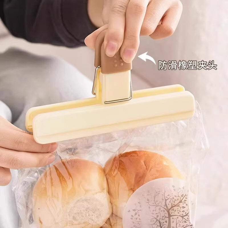 TIMUS sealing clips, food sealing clips, moisture-proof clips, snack clips, leaf sealers, large size, four-pack, strong sealing clips, large size * 4