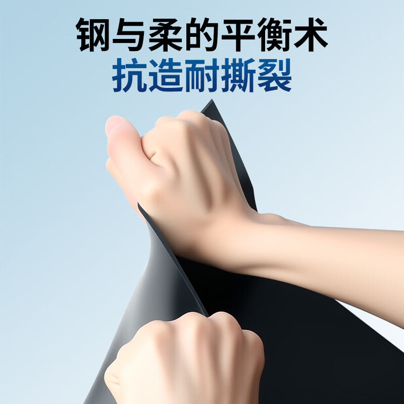 Milerqi Industrial Black Rubber Pad, High-Pressure Insulating Sealing Gasket, Anti-Slip, Wear-Resistant, Thickened Shock-Damping Rubber Sheet, Soft Rubber Oil-Resistant Pad, Black - Solid Rubber Pad, 1m*1m*3mm Thick