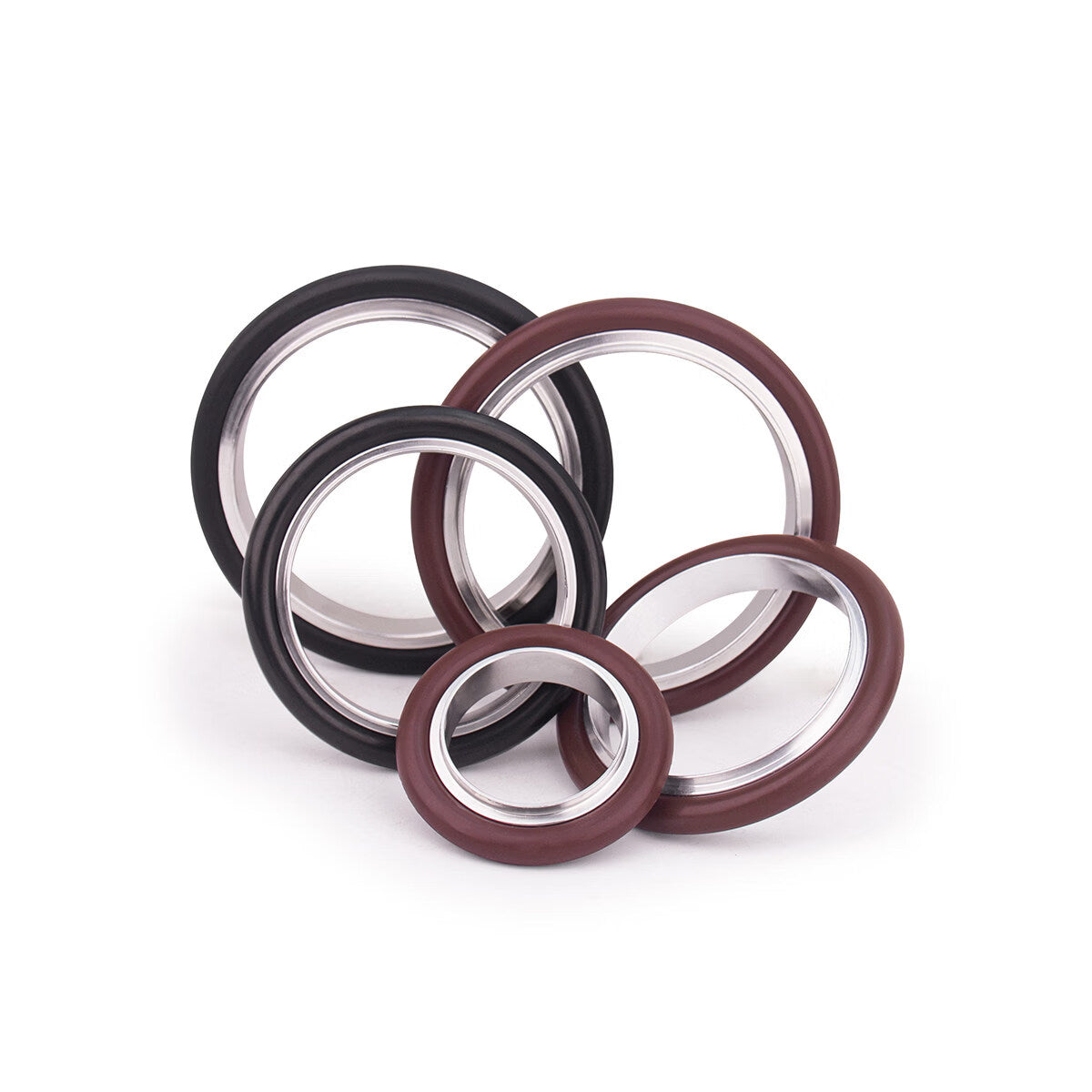 KF40 center ring aluminum bracket + rubber ring, two-piece set, one price.