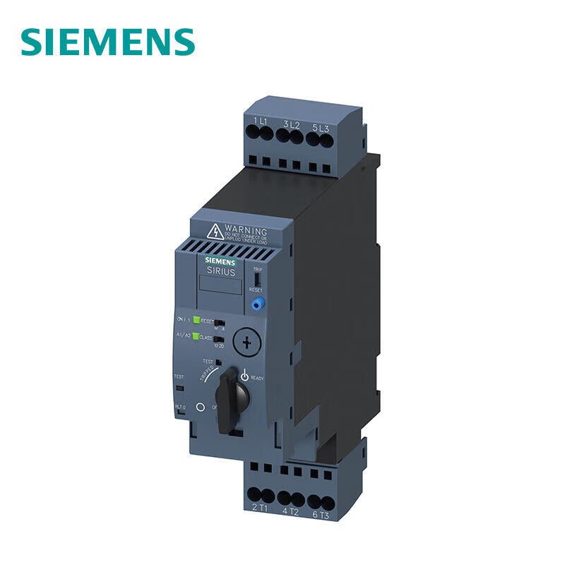 Siemens direct starter, 690V, AC/DC24V, 0.1-0.4A Main circuit interface: spring type interface Auxiliary circuit interface: pluggable, no terminal; 3RA61202AB34