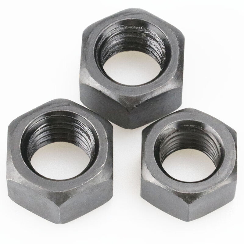 Haisdic HK-17 Blackened Hex Nuts, External Hex Nuts, Hex Screw Caps GB6170 Type A M5 (Grade 8) (200 pieces)