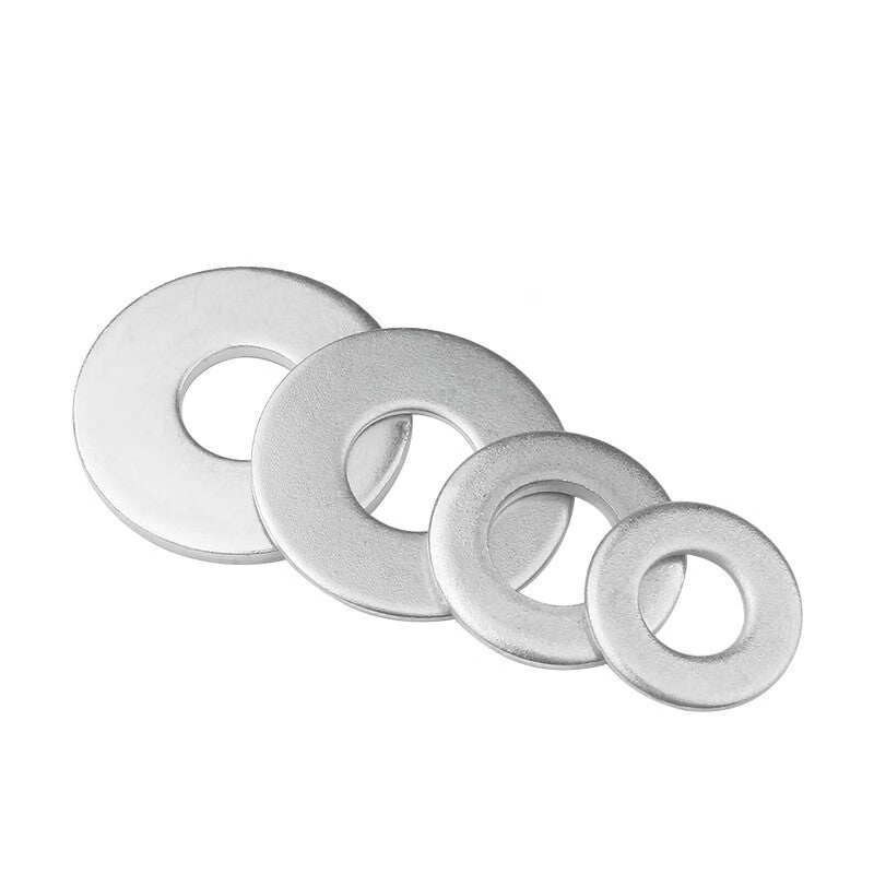 XUTE 6*18*1.5mm (approximately 175 pieces per pound) carbon steel galvanized washers, enlarged and thickened round flat washers, iron washers, iron flat washers.