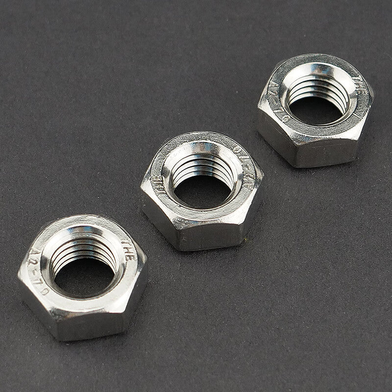 Haisdic 304 Stainless Steel Hex Nuts and Seals, External Hex Head Nuts DIN934 M2 (200 pieces/pack) HK-13