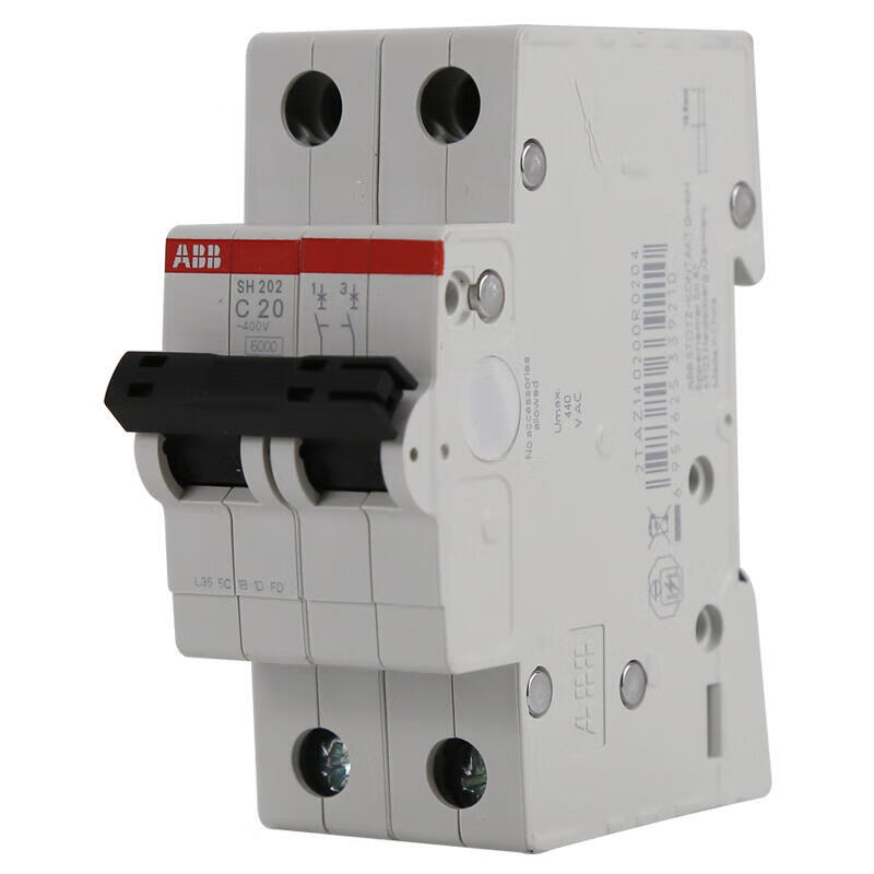 ABB SH200 Series Miniature Circuit Breaker SH202-C20