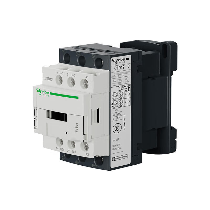 Schneider Electric TeSys D Contactor LC1D12M7C, 3P 12A 5.5kW 400V
