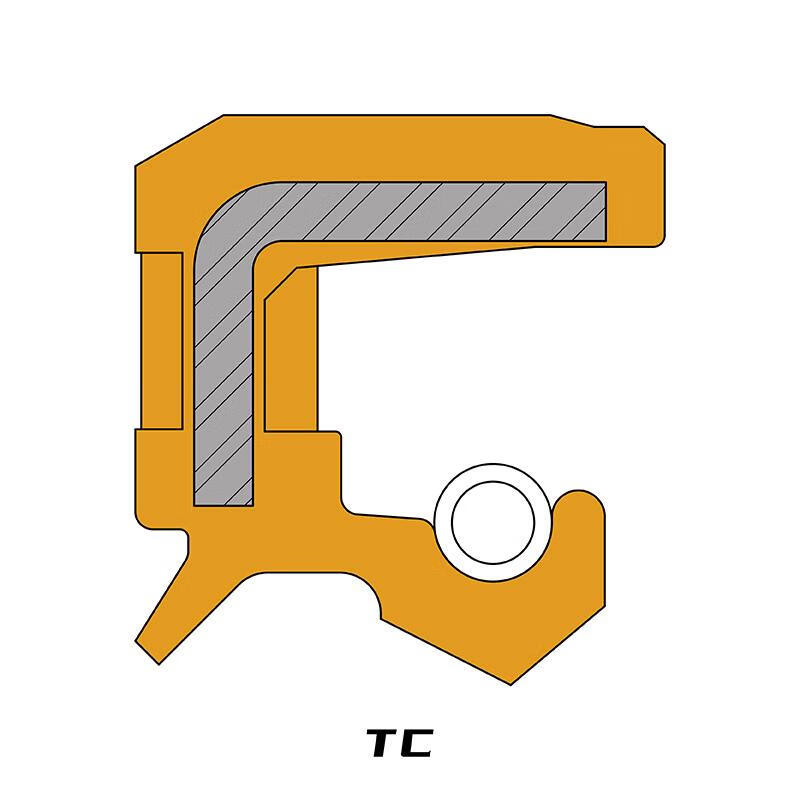 NAK (Maoshun) TC 22*37*7 NBR Nitrile Rubber Reinforced Oil Seal, 5 pieces/pack