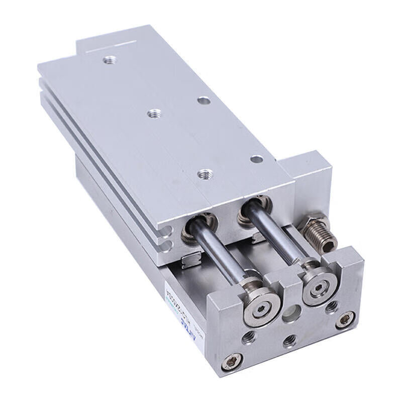 AirTAC double-axis precision slide cylinder, standard recirculating ball bearing, double acting, with magnetic ring; HLQ20X50SB