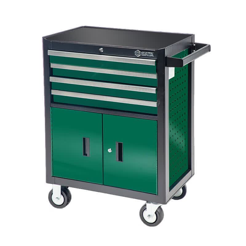 SATA 72-piece new energy vehicle maintenance and repair kit (including a four-drawer, two-door tool cart 95125); 09948