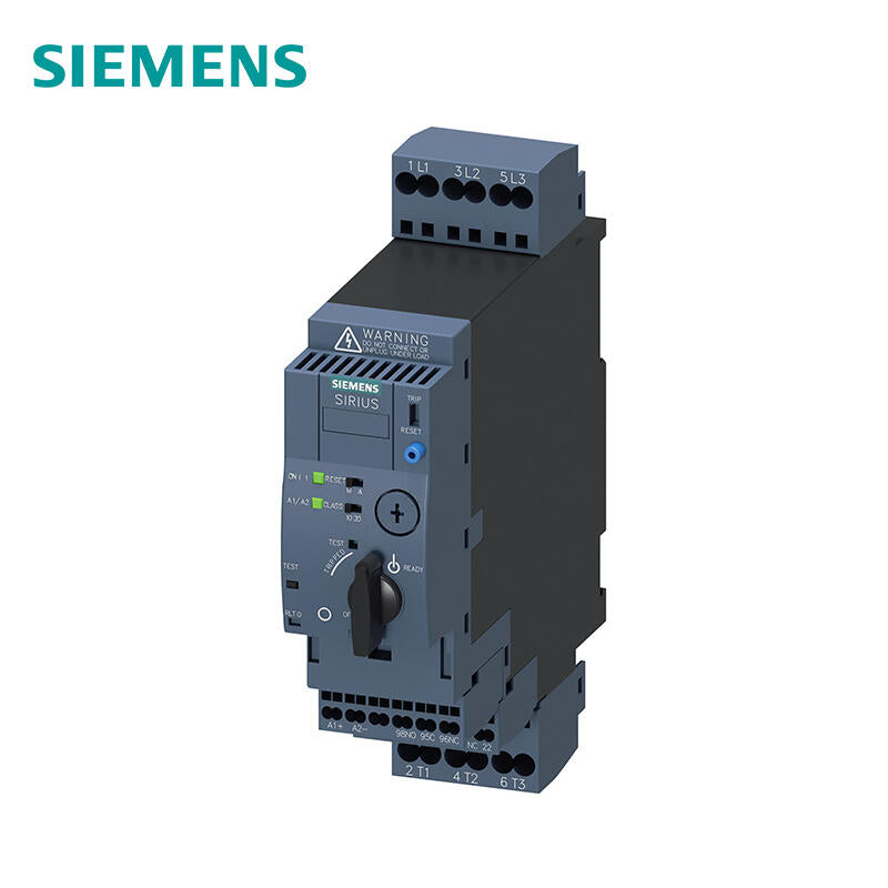 Siemens direct starter, 690V, 110-240VAC/DC, 3-12A Main circuit interface: spring type interface Auxiliary circuit interface: spring type interface; 3RA61202DP32