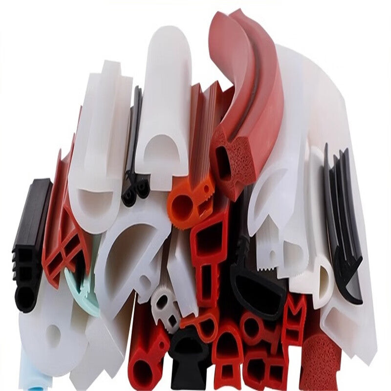 Hengdunda High Temperature Resistant Silicone Strip, Irregular Mushroom Head T-Shaped Door Gap Silicone Rubber Sealing Strip GT18/5 meters