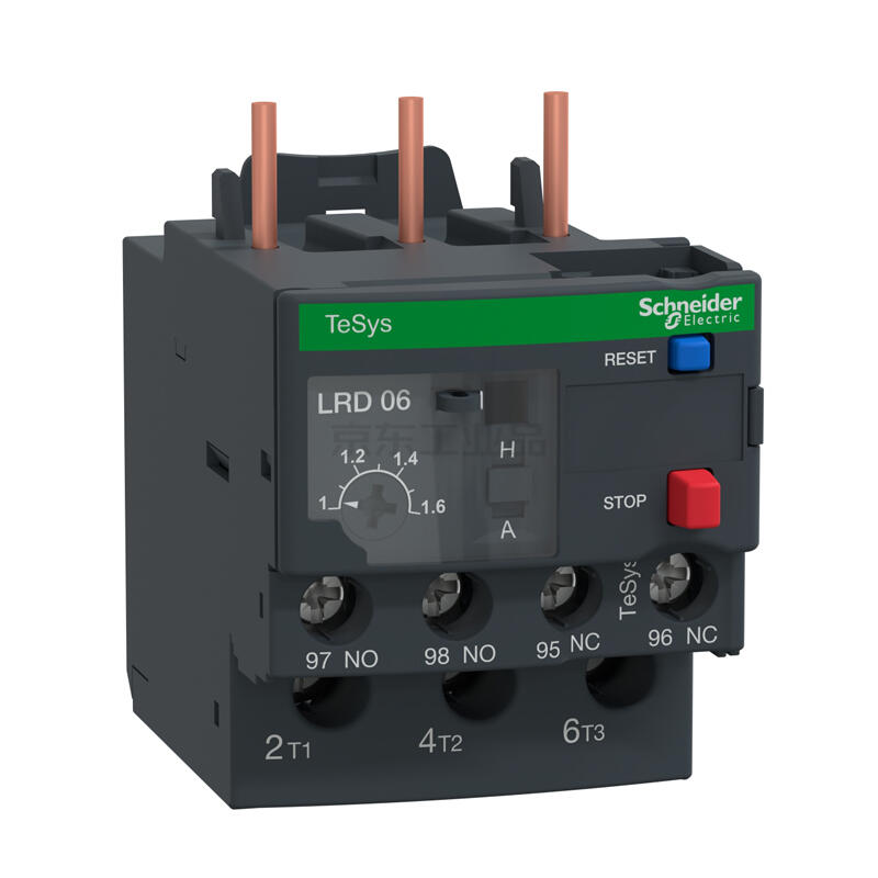 Schneider Electric TeSys D LRD06C Thermal Overload Relay, 1-1.6A