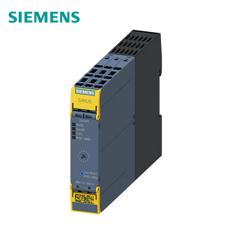 Siemens fail-safe direct starter, 500V, 0-0.12kW, 0.1-0.5A, 110-230VAC bolt type/spring type terminal connection; 3RM11013AA14