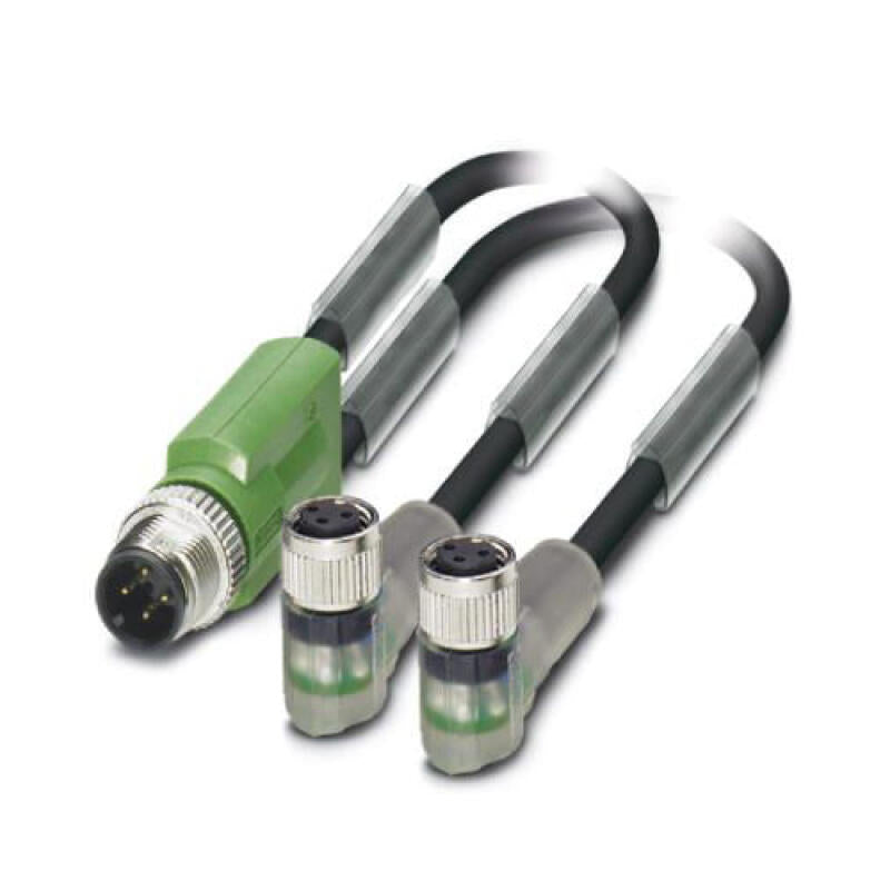 Phoenix sensor/actuator cable; SAC-3P-M12Y/2X1,5-PUR/M 8FR-2L