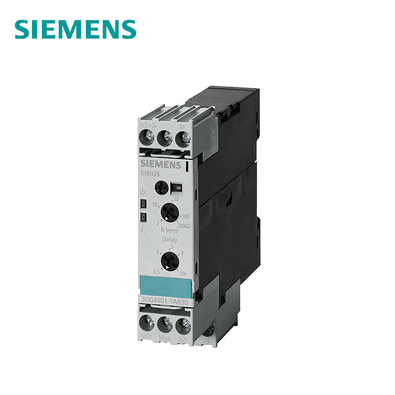 Siemens 3UG45011AW30 Level Monitoring Relay 2-200kOhm 24-240VAC/DC