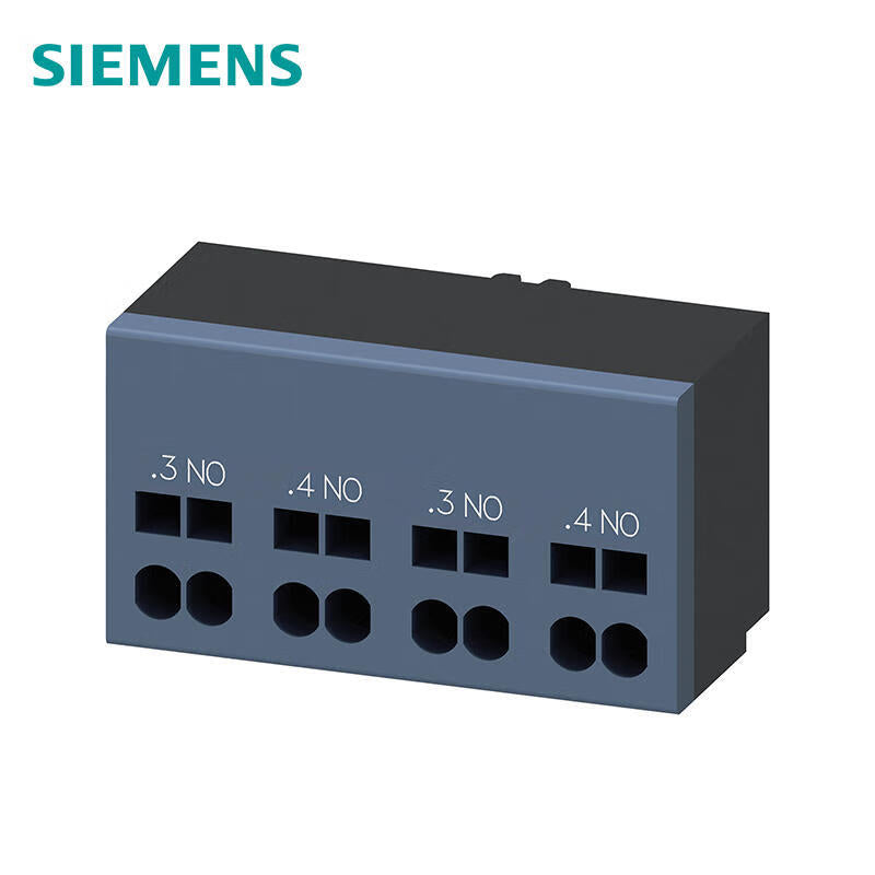 Siemens auxiliary switch 2 normally open contacts control circuit interface: spring type interface; 3RA69112A