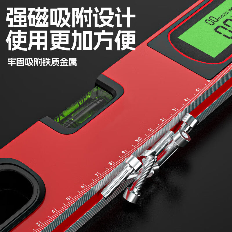 Befute Digital Display Level, Electronic Level, High-Precision Slope Gauge Measuring Instrument, Construction Site Measurement Instrument with Built-in Strong Magnet