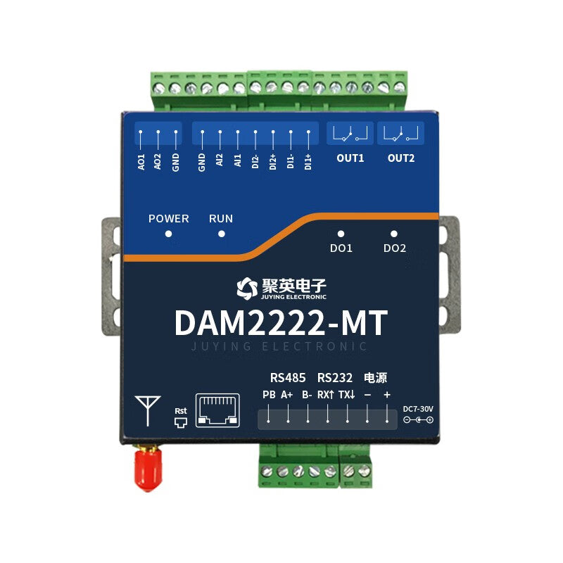 Juying DAM2222-MT Analog Input Output Inverter Relay Controller