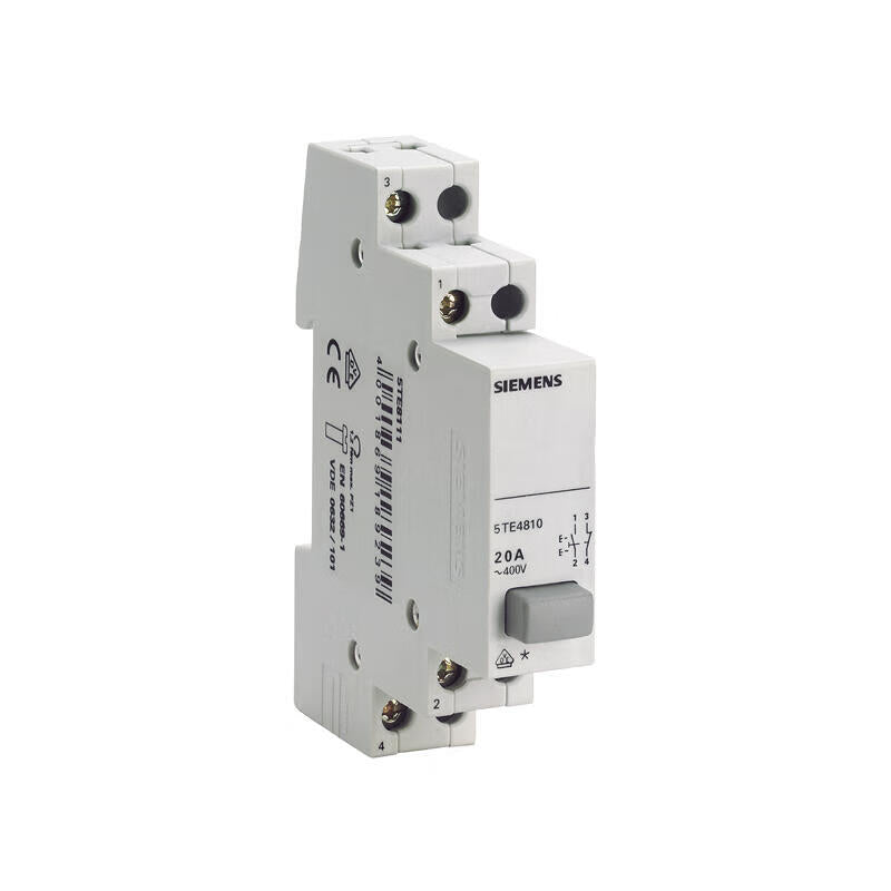 Siemens button, 2NO20A, 1 button gray, with card position function; 5TE4811