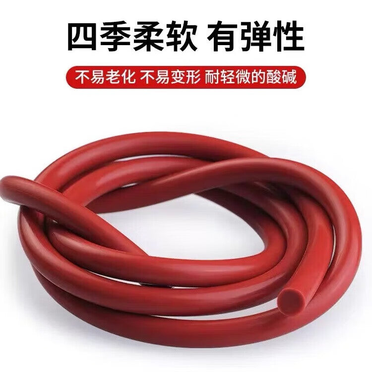 Qizhou O-type silicone strip, red solid silicone round strip, silicone sealing strip, high temperature resistant rubber strip, φ8mm (price for 2 meters).