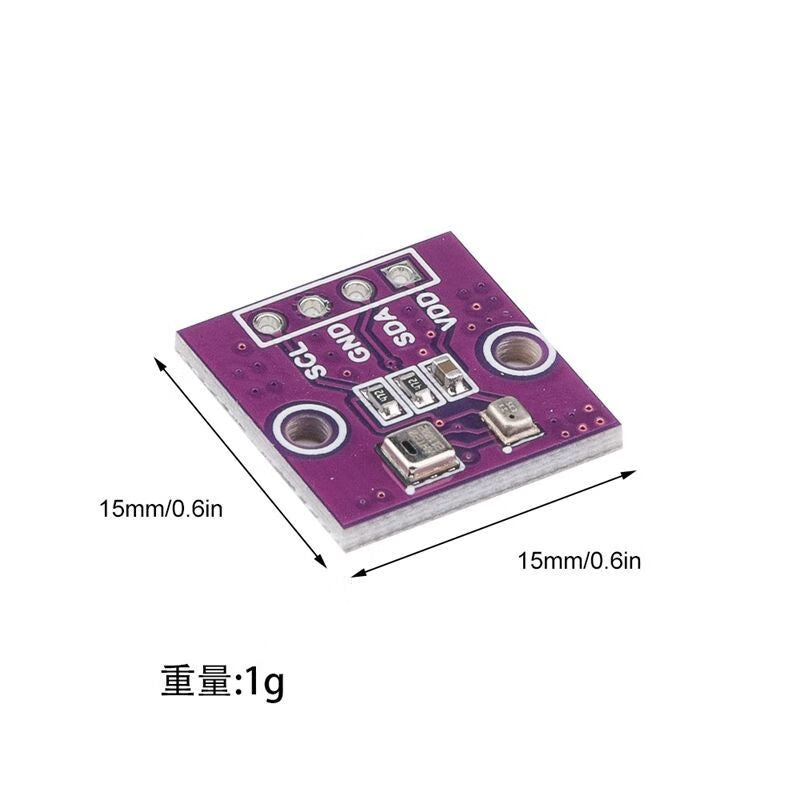 Ouhuayuan AHT20+BMP280 Temperature, Humidity and Barometric Pressure Module: High-Precision Digital Temperature, Humidity and Barometric Pressure Sensor
