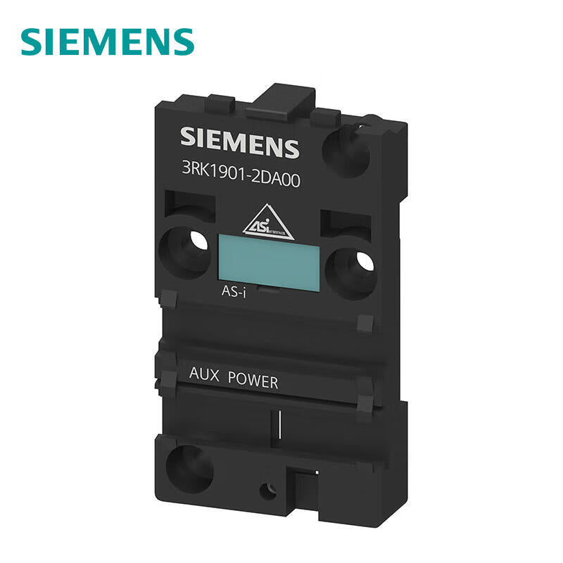 Siemens AS interface mounting plate K45 for compact modules K45 for rail mounting for 2 flat cables AS-i cable (yellow) and AS-i cable 24V (black); 3RK19012DA00