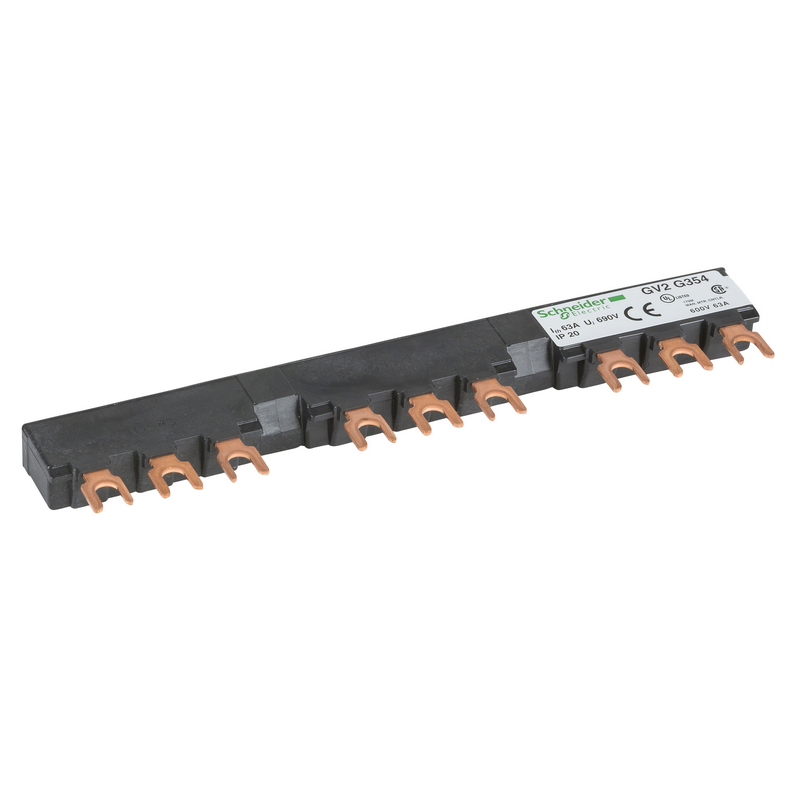 Schneider Electric 3-Pole 63A Busbar for Motor Circuit Breaker