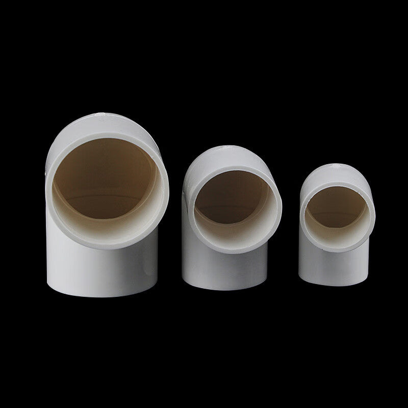Deqi PVC conduit fittings elbows, insulated flame-retardant electrical wire protection pipes, thickened corrosion-resistant conduit fittings DN20 elbows