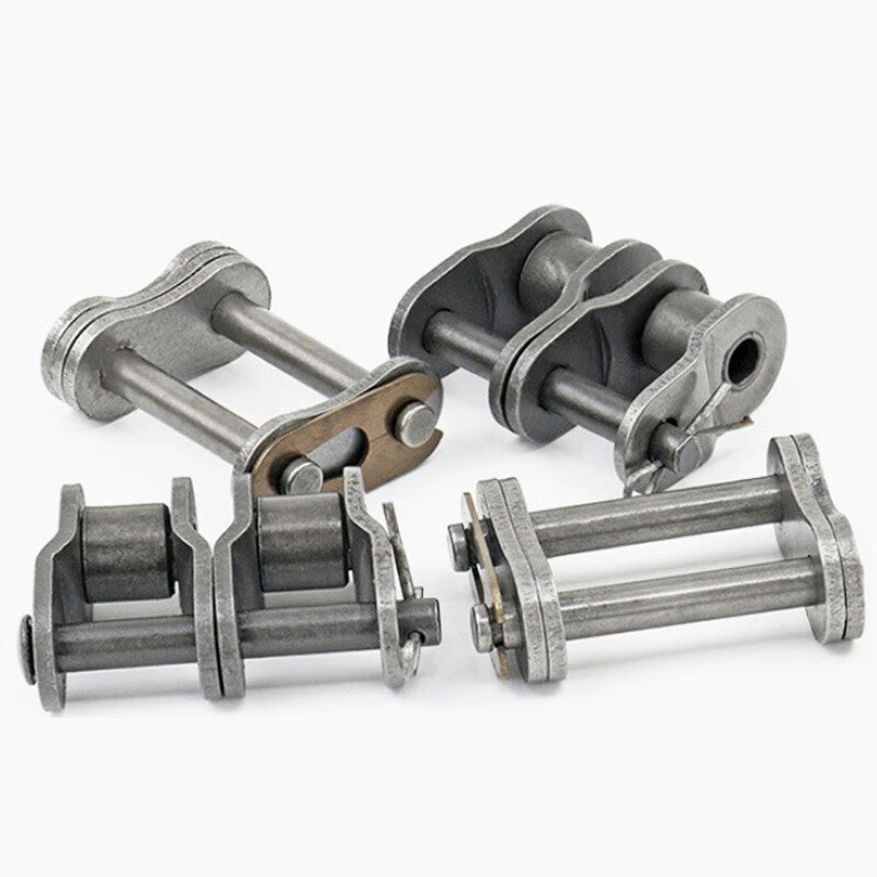 Deqi Industrial Grade Chain Connector, Single/Double Row Full/Half Connection, Chain Link/Link Connector, 1.5 inch Double Row Full Connection 24A-2 (1 piece)