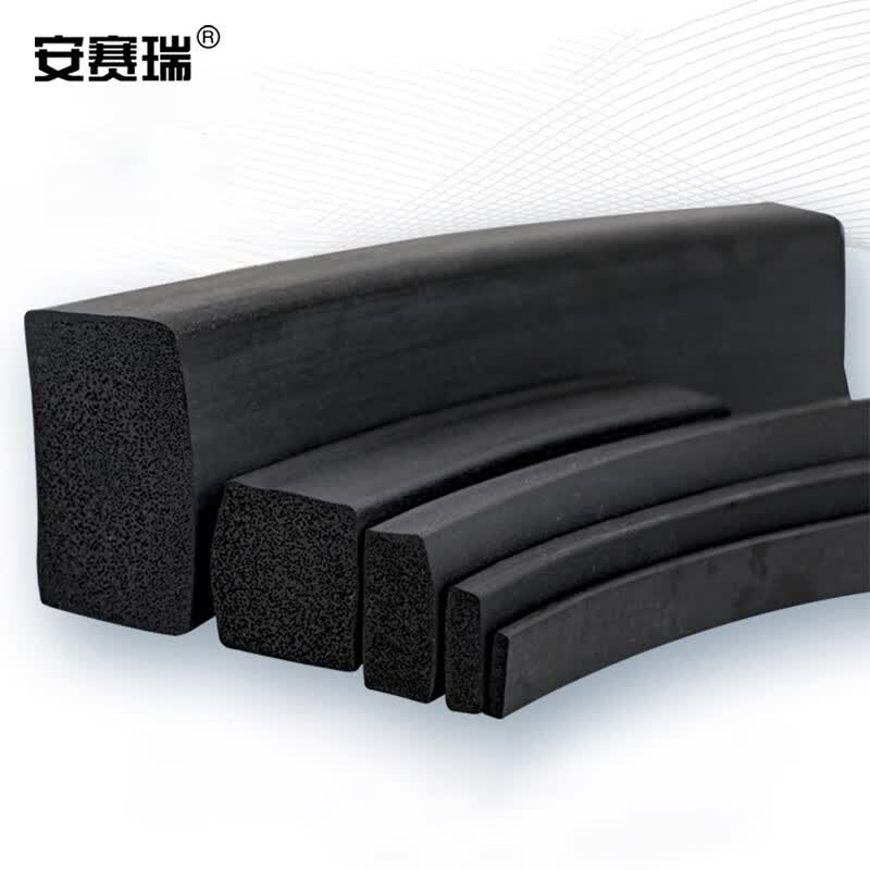 Anselene EPDM foam strip, electrical cabinet box sealing strip, marine waterproof sealing strip, 10mm x 30mm, 1 meter, 1F00074