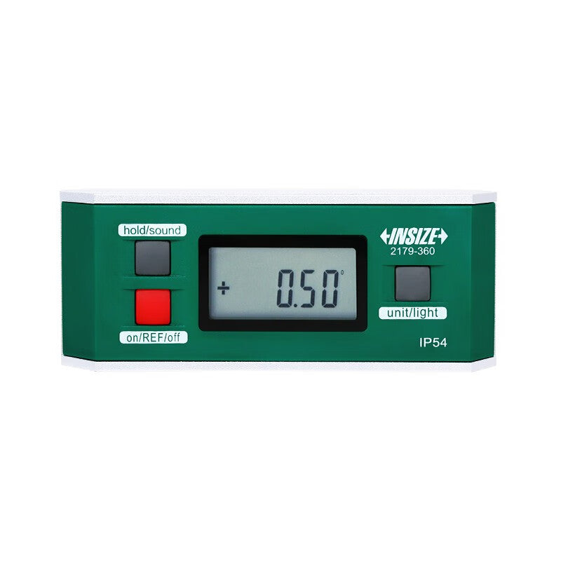INSIZE Digital Level, Inclinometer, IP54 Dustproof and Waterproof Level, Tilt Gauge, Angle Measuring Instrument, High Precision 2179-360, Measuring Range 0-360° x 0.05°