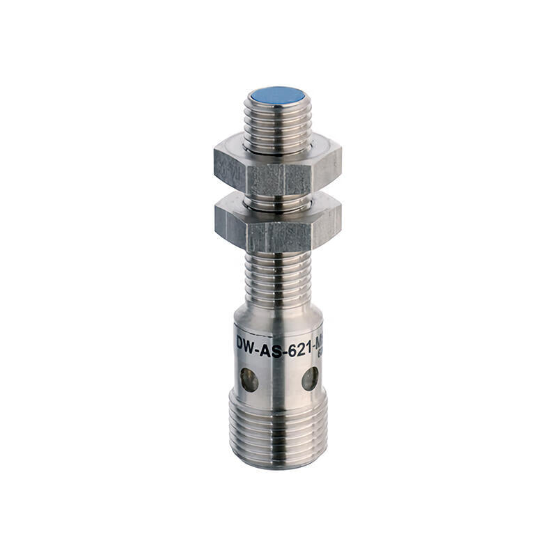 Contrinex Enhanced sensing distance, (quasi) flush cylindrical inductive proximity sensor; DW-AS-621-M8