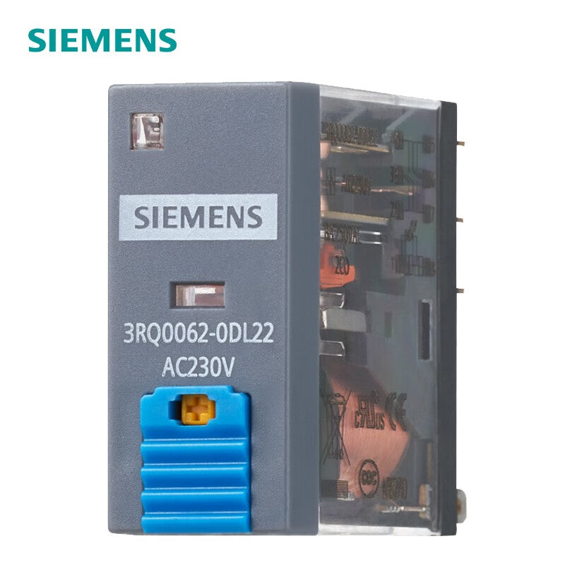 Siemens 3RQ0 plug-in type 8A with light 230VAC 3RQ00620DL22 intermediate relay