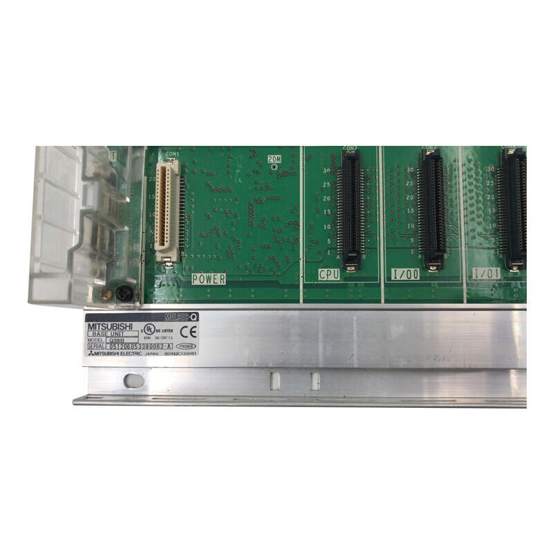 Mitsubishi Electric PLC, Main Base, Extension Base Module, Power Supply + CPU + 8 Q Series I/O Slots, CE/UL/cUL; Q38B