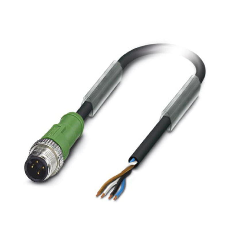 Phoenix sensor/actuator cable; SAC-4P-M12MS/ 1,5-PUR