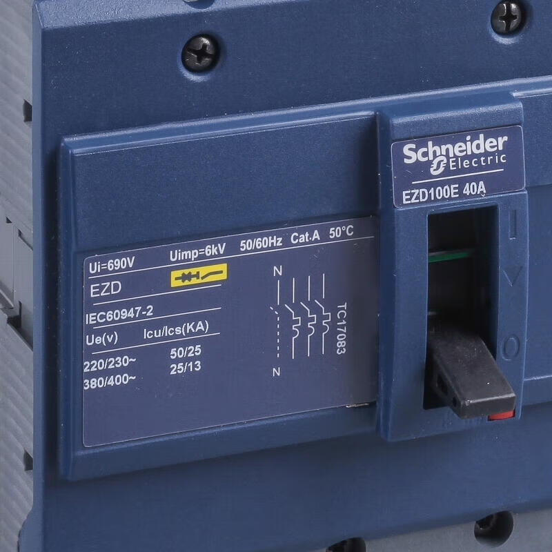 Schneider Electric EZD100E 80A 4P Molded Case Circuit Breaker