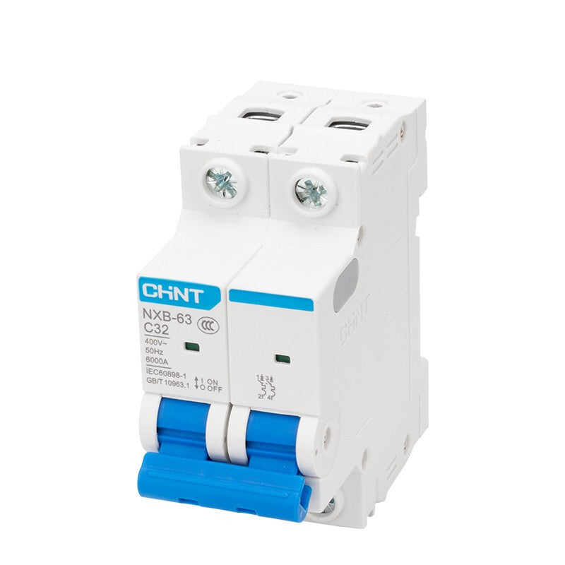 Chint (CHNT) small circuit breaker leakage protector air switch residential small air switch main circuit breaker NXB-63-2P-C-32A