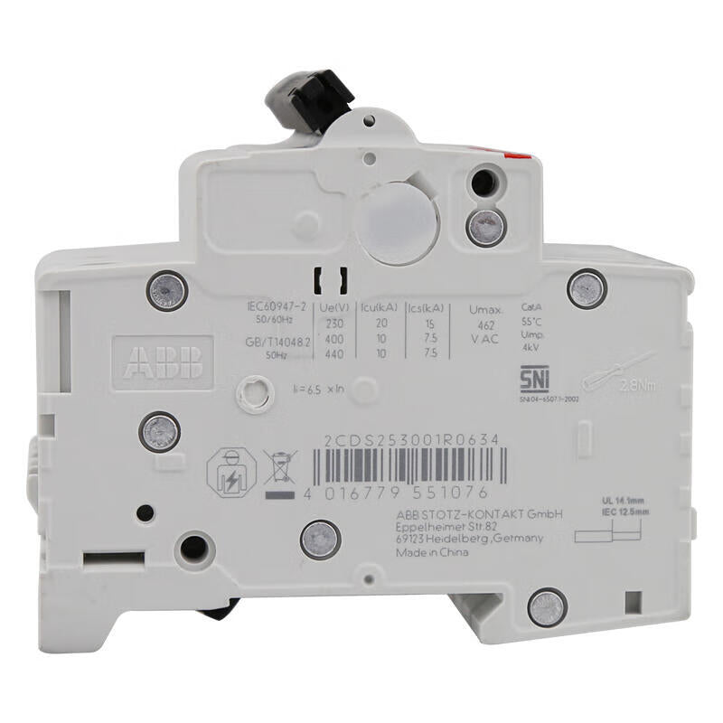 ABB S203-C63 S200 Series Miniature Circuit Breaker