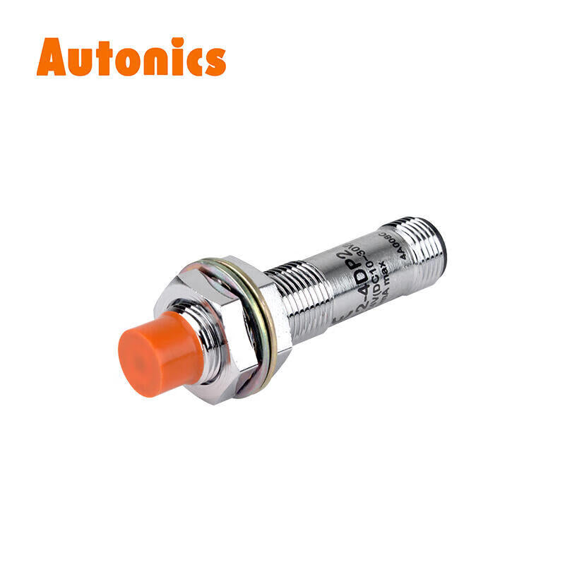 Autonics inductive cylindrical proximity switch 3-wire connector connection detection distance 4mm PNP; PRCM12-4DP