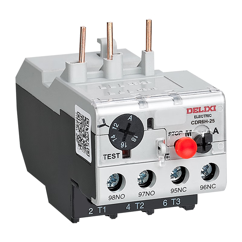 Delixi CDR6H 0.4-0.63A Electric Heating Overload Relay