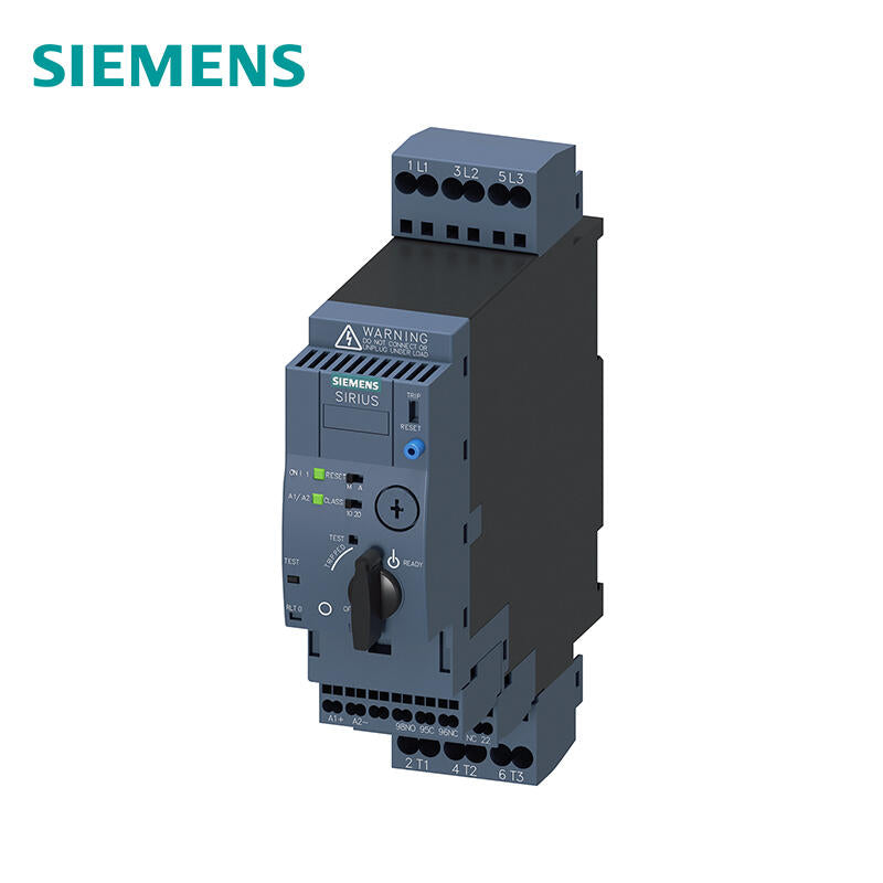 Siemens direct starter, 690V, AC/DC24V, 1-4A Main circuit interface: spring type interface Auxiliary circuit interface: spring type interface; 3RA61202CB32