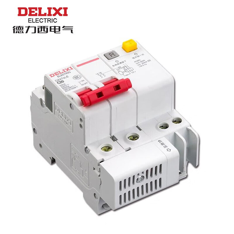 Delixi DZ47sLE 2P C 20A 6KA 30mA electronic AC 230VAC DZ47SLEN2C20 miniature leakage protection circuit breaker