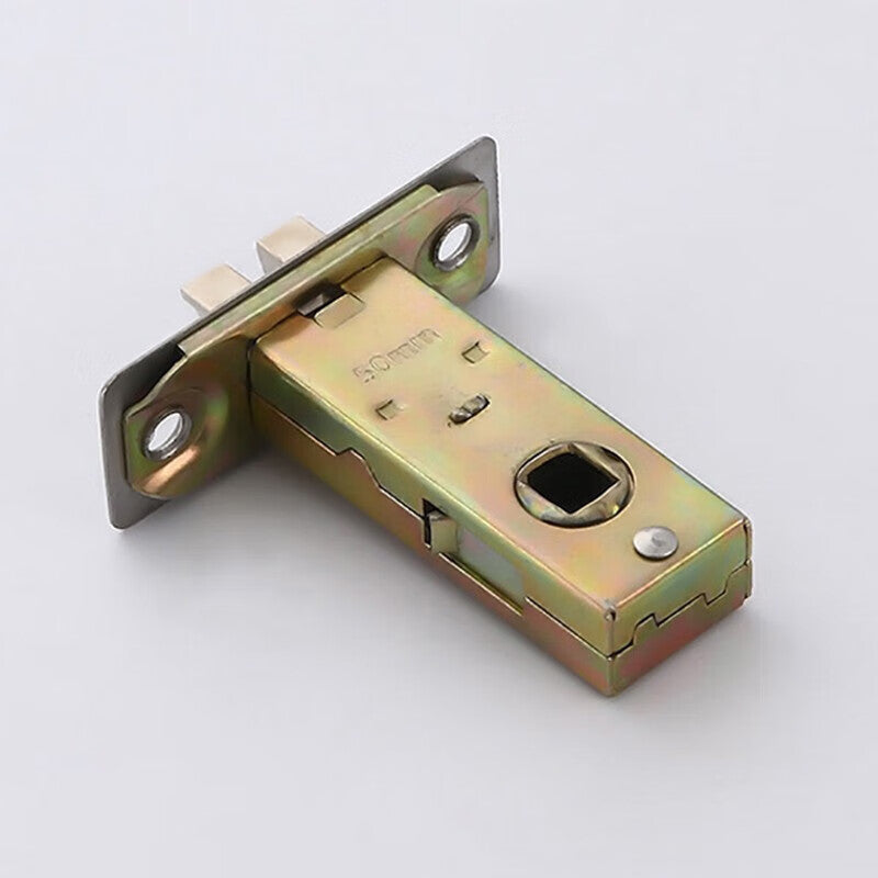Yuhuaze Bathroom Lock Cylinder, Single Tongue Lock Body, Bathroom Door Lock, Room Door Lock Tongue Accessories, Lock Edge Distance 50mm / Hole Distance 50mm