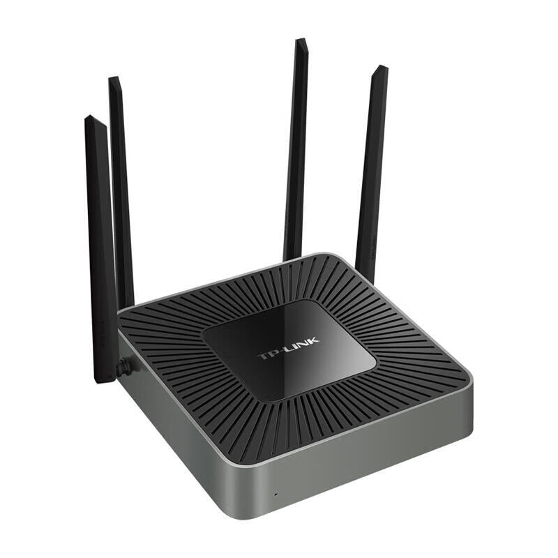 TP-LINK wireless enterprise router, 2 antennas (2.4GHz) + 2 antennas (5GHz), 8 Gigabit ports: 1 USB2.0, recommended capacity: wireless (70), total (100); TL-WAR1208L